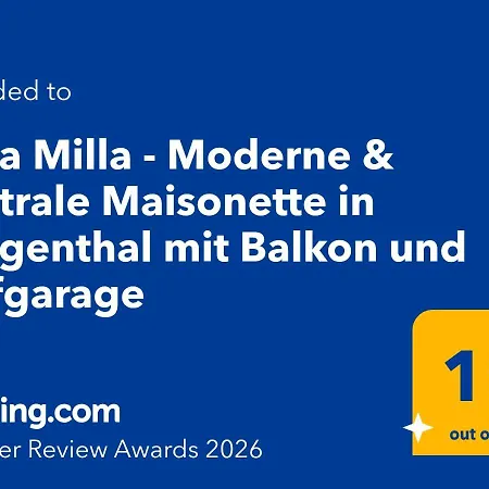 Apartament Casa Milla - Moderne & Zentrale Maisonette In Mit Balkon Und Tiefgarage Langenthal