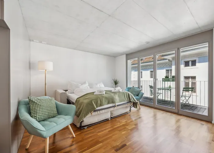 Casa Milla - Moderne & Zentrale Maisonette In Mit Balkon Und Tiefgarage Langenthal